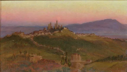 Uitzicht op San Gimignano, 1898